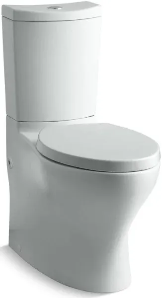 KOHLER Curv Comfort Height Two-Piece Elongated Dual-Flush Toilet