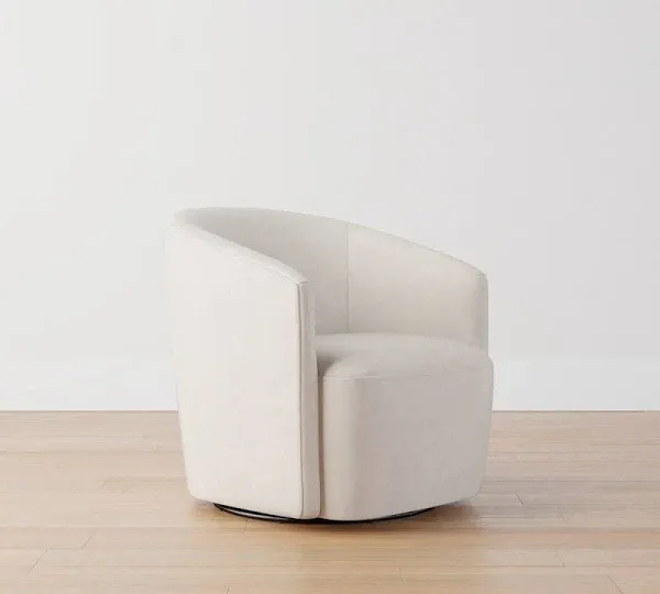 Preston Leather Swivel Chair