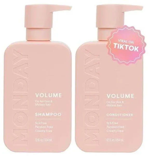 Monday Haircare Volume Shampoo + Conditioner Set