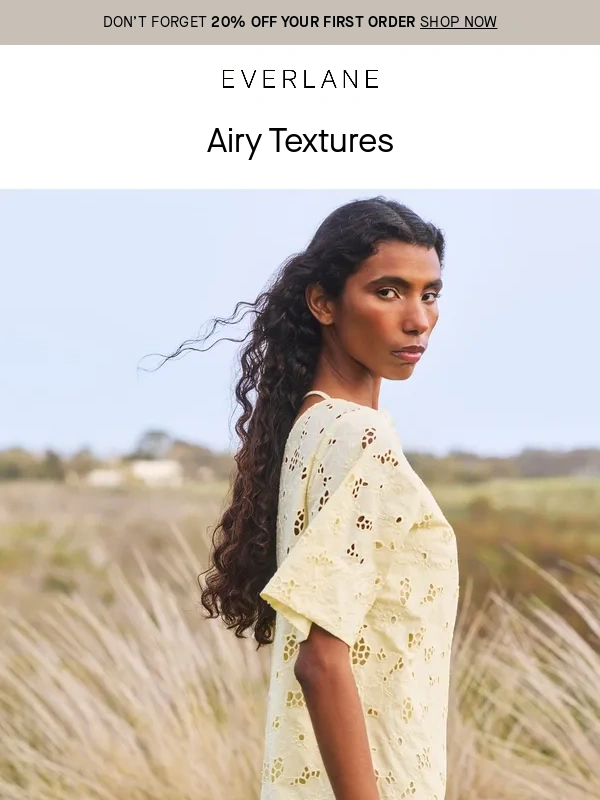 Everlane - The Floral Eyelet Collection
