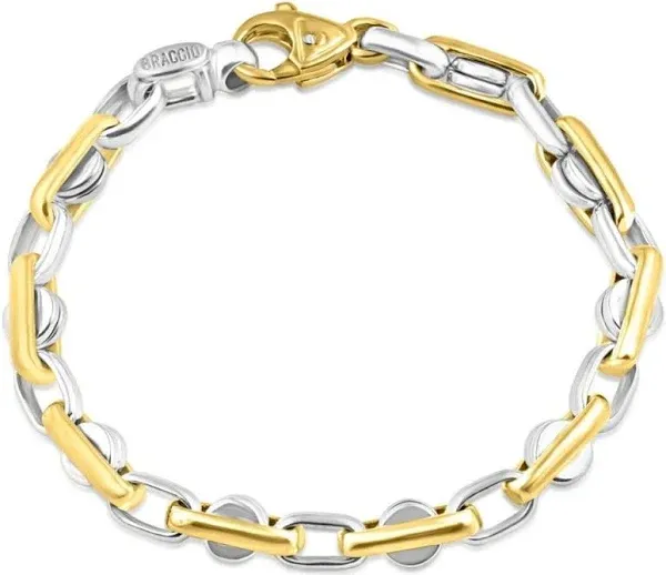 14K Gold or Platinum Men's Mariner Bracelet