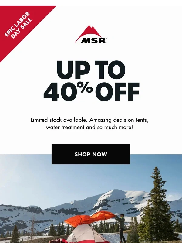 MSR - Get Ready For Fall ?