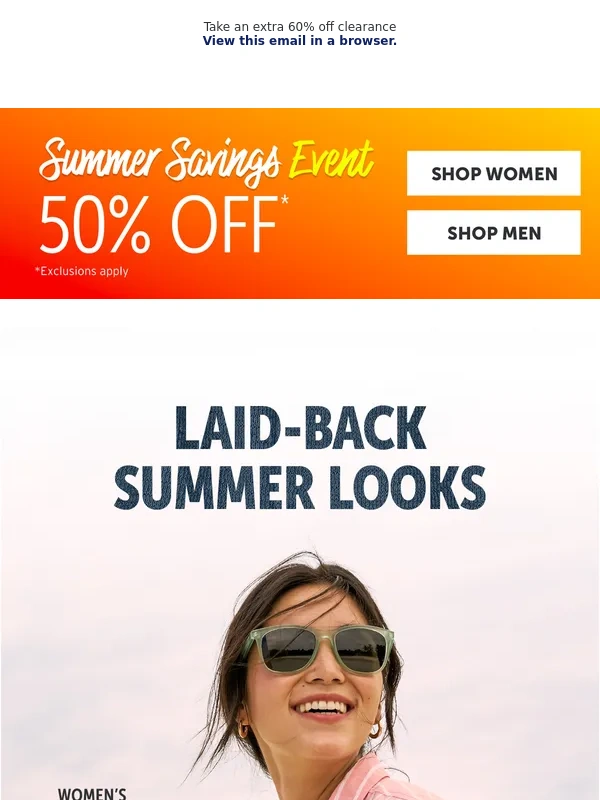 Eddie Bauer - ☀️? SUMMER SAVINGS - 50% Off Sitewide
