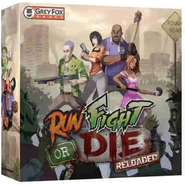 Grey Fox Games Run Fight or Die Reloaded Board Game