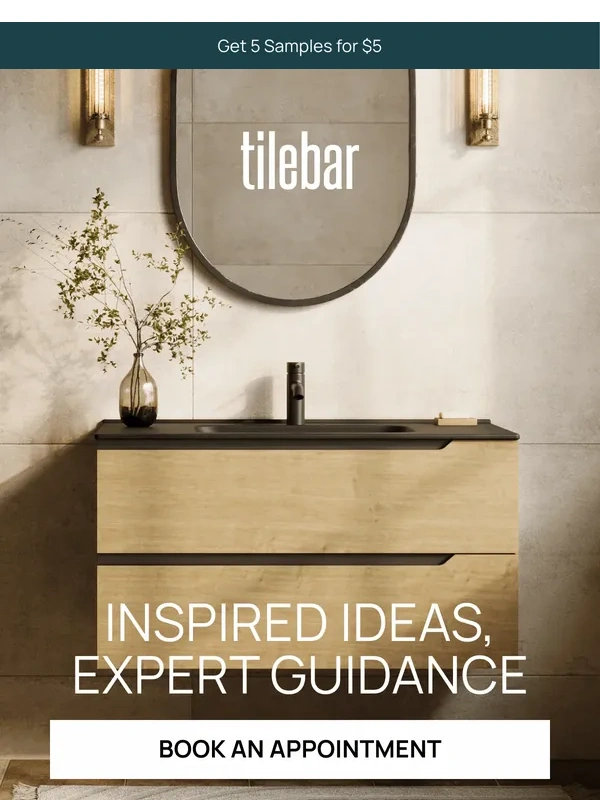 TileBar - Book your complimentary design consultation today