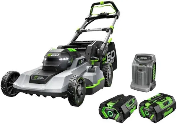 EGO 21 Inch Self-Propelled Mower Touch Drive with Charger, 4.0Ah and 6.0Ah Batteries LM2123SP-2
