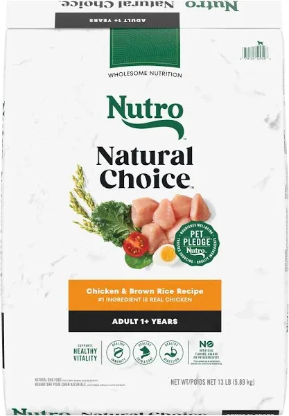 Nutro Natural Choice Adult Chicken & Brown Rice Dry Dog Food