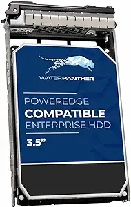 Water Panther 18TB 7200 RPM SAS 12Gb/s 3.5-Inch Enterprise Hard Disk Drive in 13G Tray Compatible with Dell PowerEdge Servers R730XD R730 T340 T330 T640 T630 T440 (Renewed) $159.99