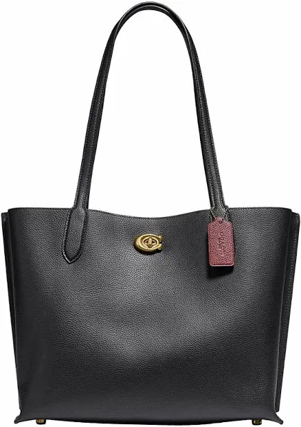 Coach Women's Willow Pebble Leather Tote Bag