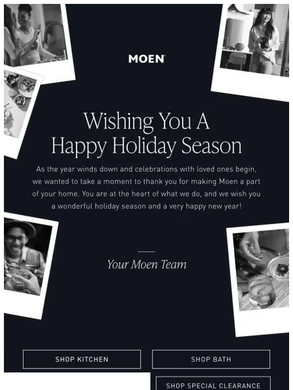 Moen - Happy Holidays from Moen