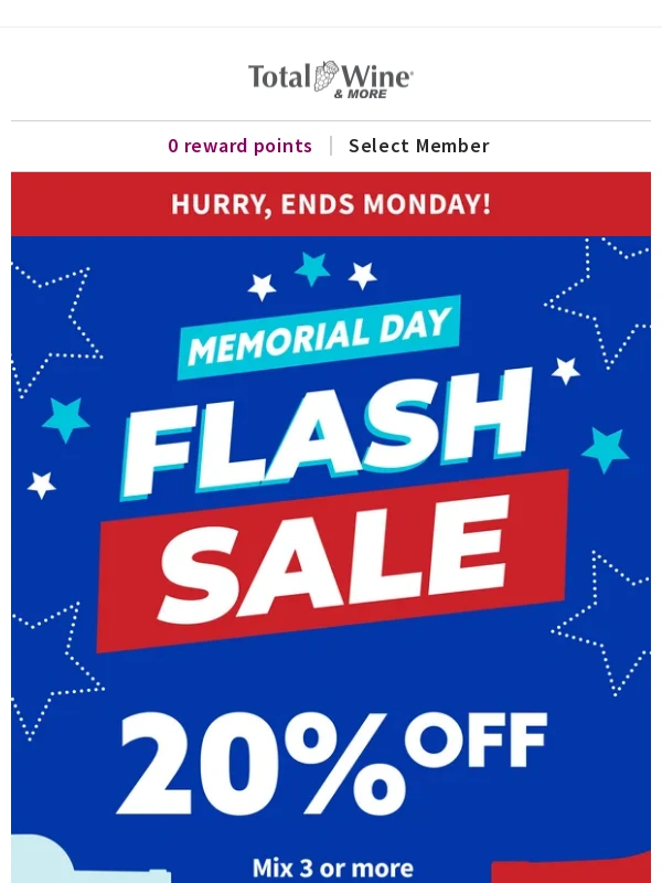 Total Wine & More - ? LIMITED TIME: 20% off Wine + 10% off Spirits – Limitations Apply,See Details Inside