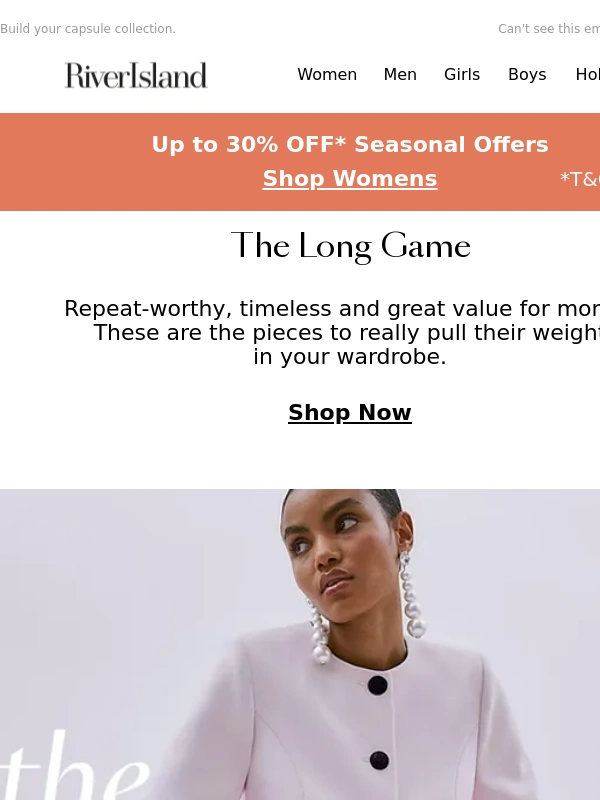 River Island - Investment pieces you'll always return to