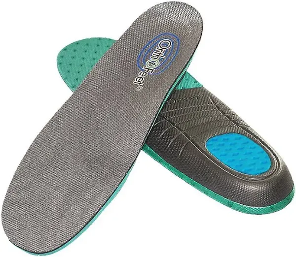 Orthofeet Women's Orthotic Insoles with Arch Support for Plantar Fasciitis and Pain Relief