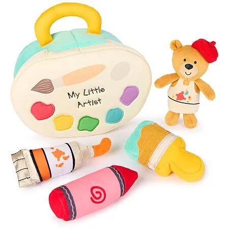 5-Piece GUND Baby My Little Artist Plush Playset w/ 7.5 Palette Carrying Case & 4 Soft Sensory Toys $9.06 + Free Shipping w/ Prime or on $35+
