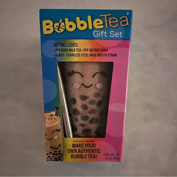 Bay Island Bubble Tea Kit with Instant Boba Milk Tea