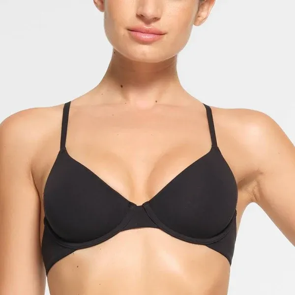 Skims Cotton Jersey T-Shirt Bra