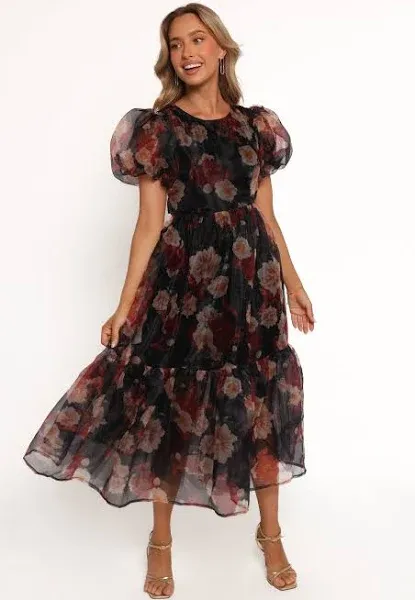Petal & Pup Women's Elspeth Floral Midi Dress