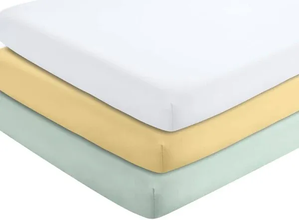 Bare Home Microfiber Fitted Crib Sheet