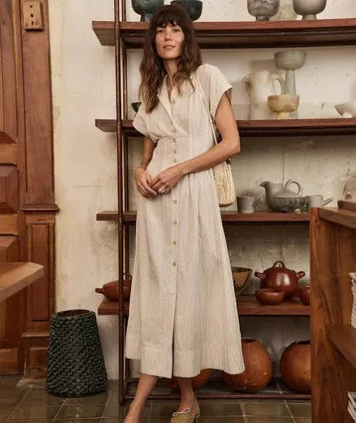 Marine Layer Nova Midi Shirt Dress