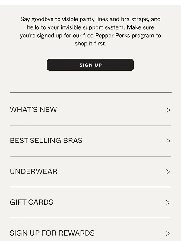 Pepper - COMING SOON: Invisible support. Effortless confidence