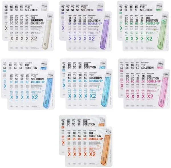 THE Face Shop The Solution Mask Sheet Bundle Set
