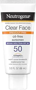 Neutrogena Clear Face SPF 50 Sunscreen Lotion