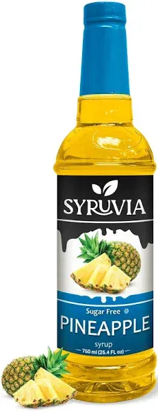 Syruvia 4 Pack Sugar-Free Pineapple Cocktails Syrup