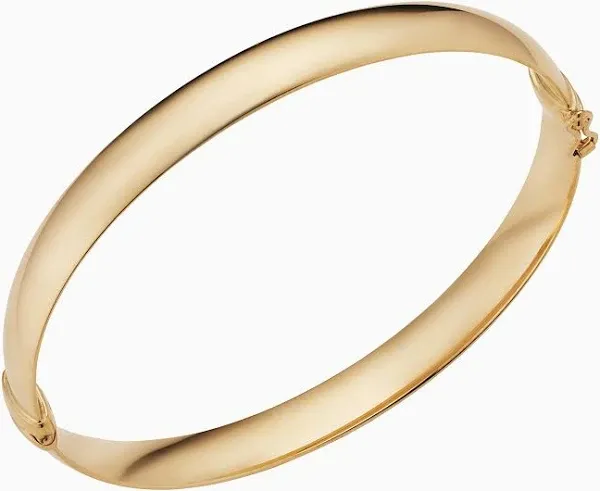 ORADINA Women's 14K Yellow Gold The One Statement Bangle