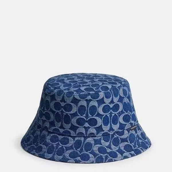 Coach Women's Signature Denim Bucket Hat