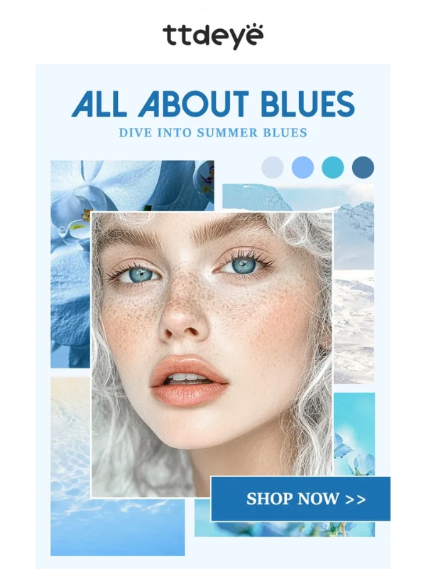 Ttdeye - ? Fall in Love with Our Most Stunning Blue Contacts