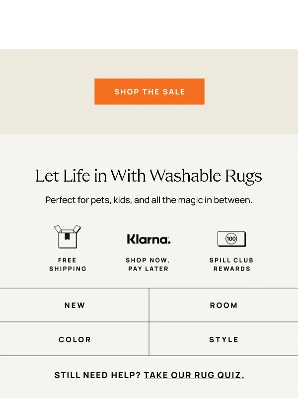 Ruggable - New arrivals with 20% off? Yes,plz