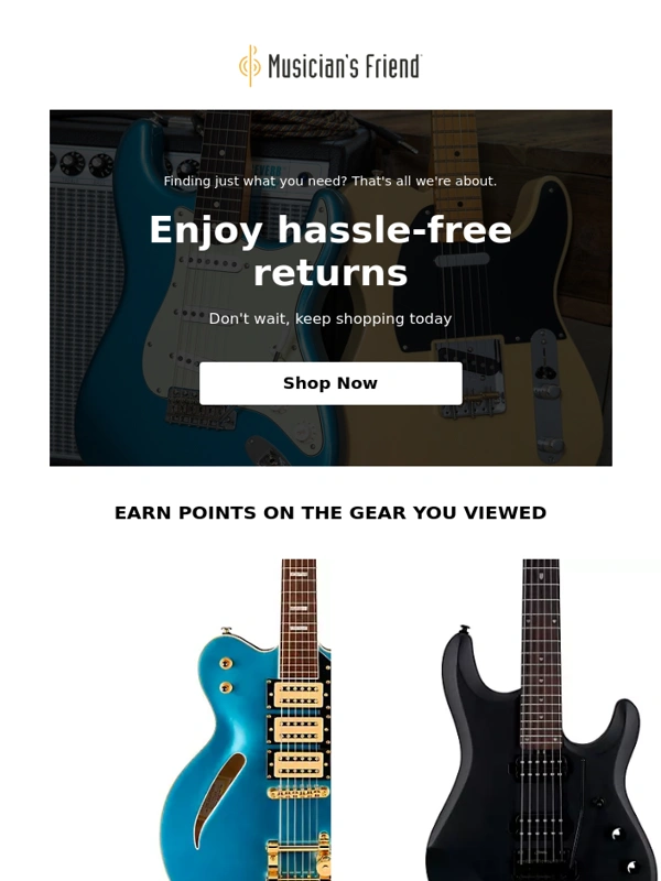 Musicians Friend - Shop with hassle-free returns at Musician's Friend
