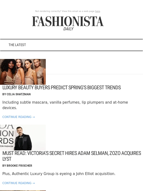 Fashionista - Luxury Beauty Buyers Predict Spring's Biggest Trends