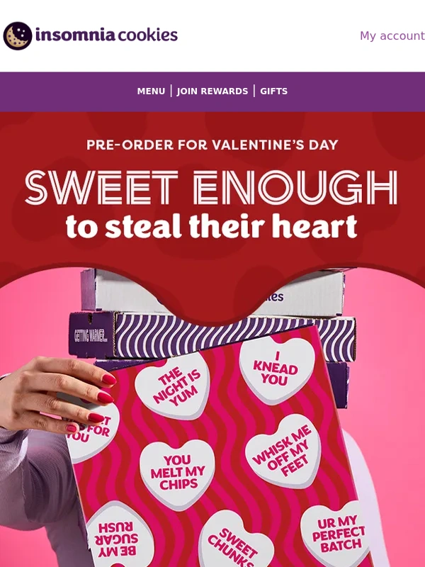 Insomnia Cookies - Pre-Order Valentine's Day Gifts by 2/12 ?
