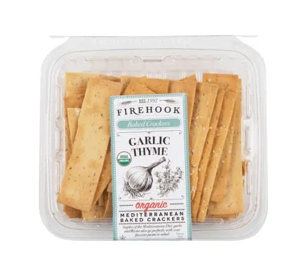 Firehook Baked Crackers Garlic Thyme