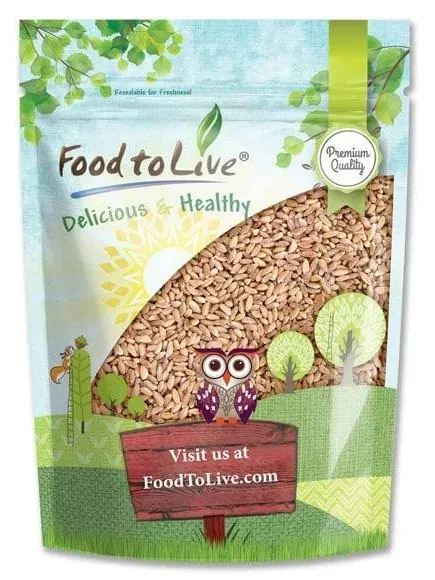 Food to Live Pearled Farro Grain
