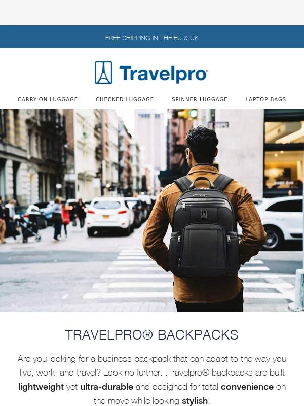 Travelpro - Need a business backpack? ??