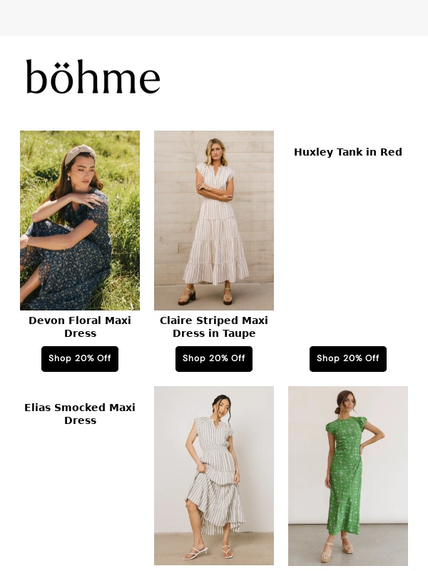 Bohme - ⏰ FINAL HOURS for 20% off entire site!