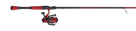 Abu Garcia Red Max Spinning Fishing Combo Rod & Reel (7ft Medium Rod, 30 Size Reel)