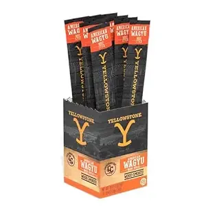 20-Pack Yellowstone by Cattleman's Cut American Wagyu Beef Sticks, 0.9 Ounce $16.00 + Free Shipping w/ Prime or on $35+