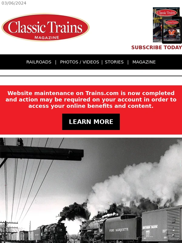 Trains - Your Classic Trains Newsletter