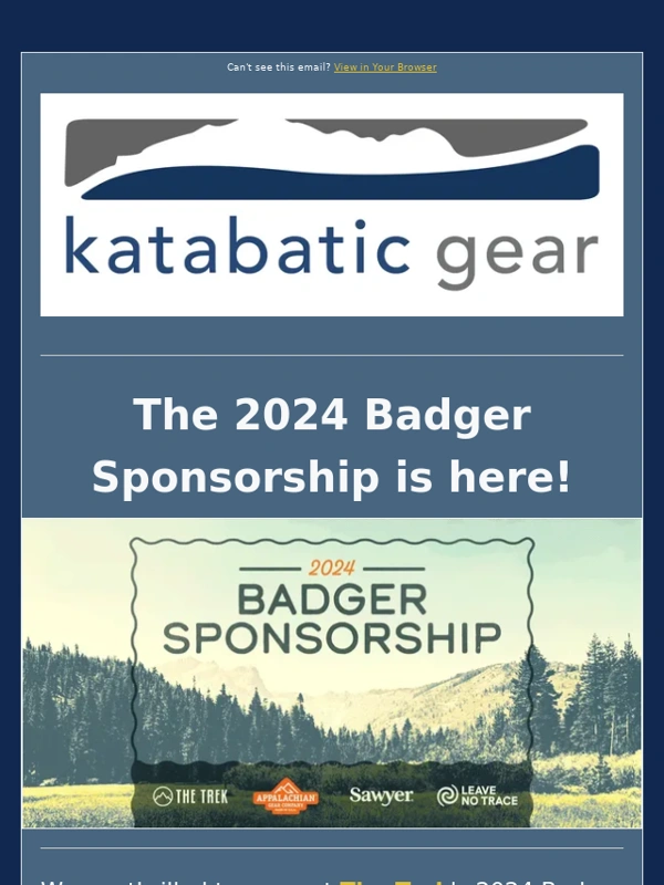 Katabatic Gear - Leave No Trace Giveaway is here!