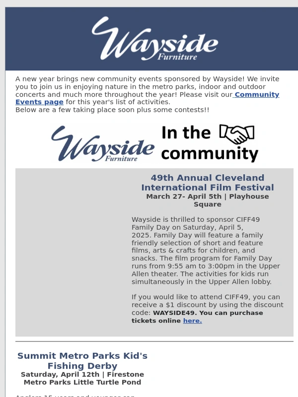 Wayside Furniture - ?Look at what's happening at Wayside!