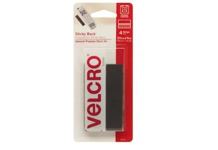VELCRO Brand Sticky Back Strips with Adhesive | 4 Count