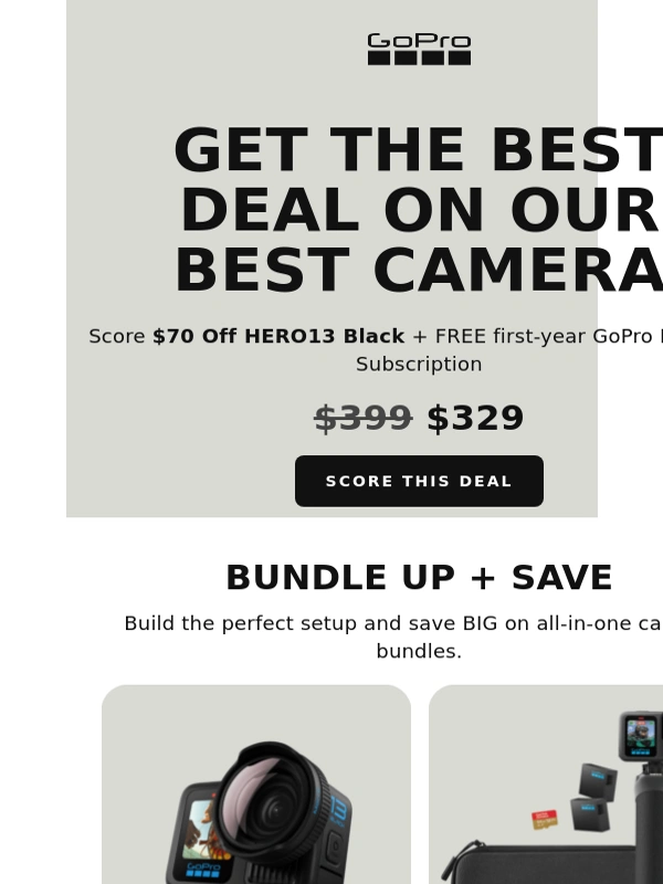 GoPro - Adventures Are More Fun When They’re On Sale ?‍♀️