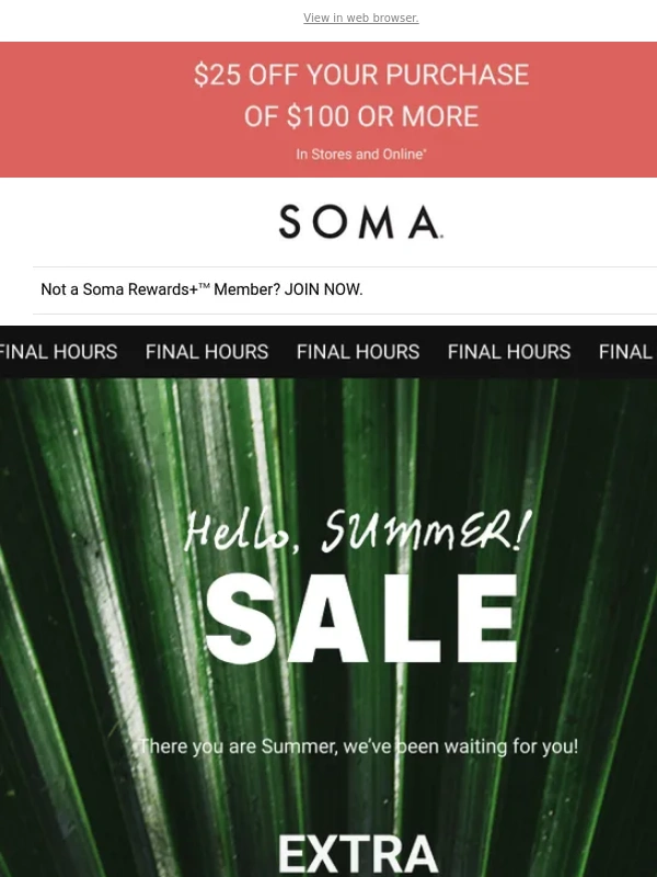 Soma - ⏳You have until midnight