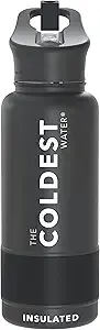 12-Oz The Coldest Water Stainless Steel Bottle (Stealth Black) $14.99 + Free Shipping w/ Prime or on $35+