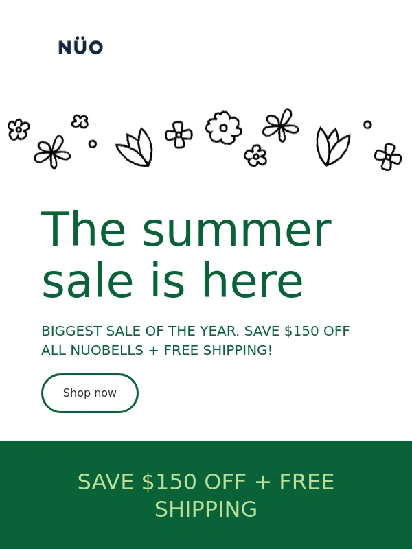 Nuobell - $150 OFF ALL NUOBELLS + FREE SHIPPING
