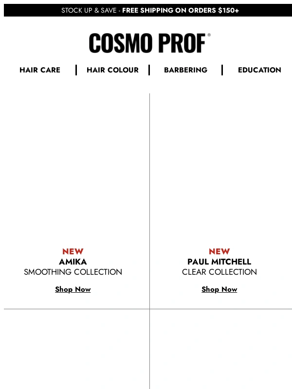 Cosmo Prof - Elevate Your Clients Look With These Fresh Arrivals ?