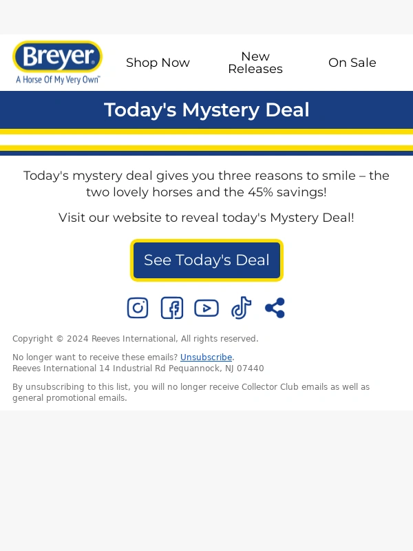 Breyer - This Deal is Twice as Nice! ?